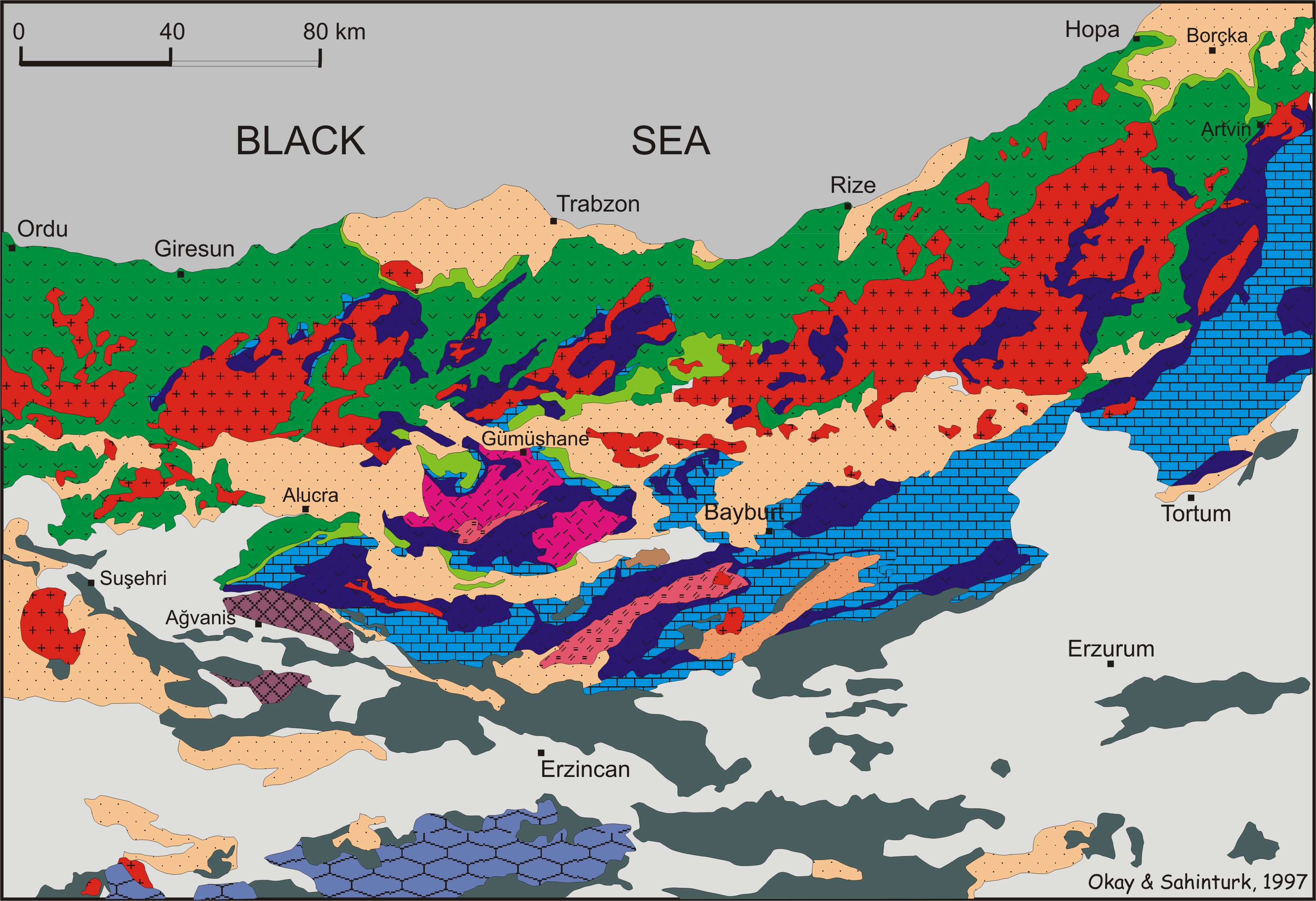 Geology Of Turkey Maps And Diagrams Geology Of Turkey Maps And Diagrams